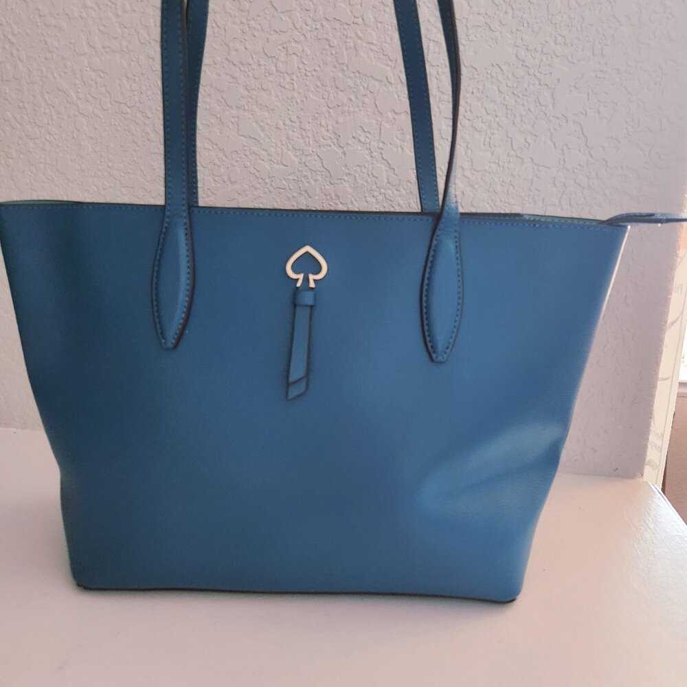 Kate Spade New York Teal Shoulder Bag Purse - Picture 3 of 14
